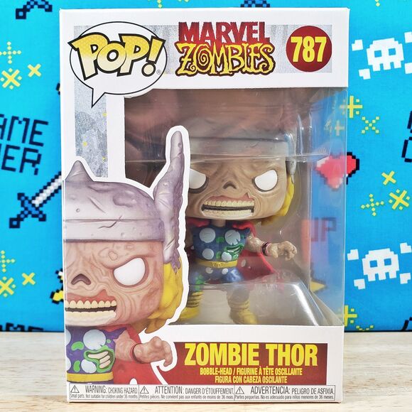 Funko Other - Funko PoP WHAT IF..? Marvel Zombies Zombie Thor #787 2021 Vinyl + Protector
